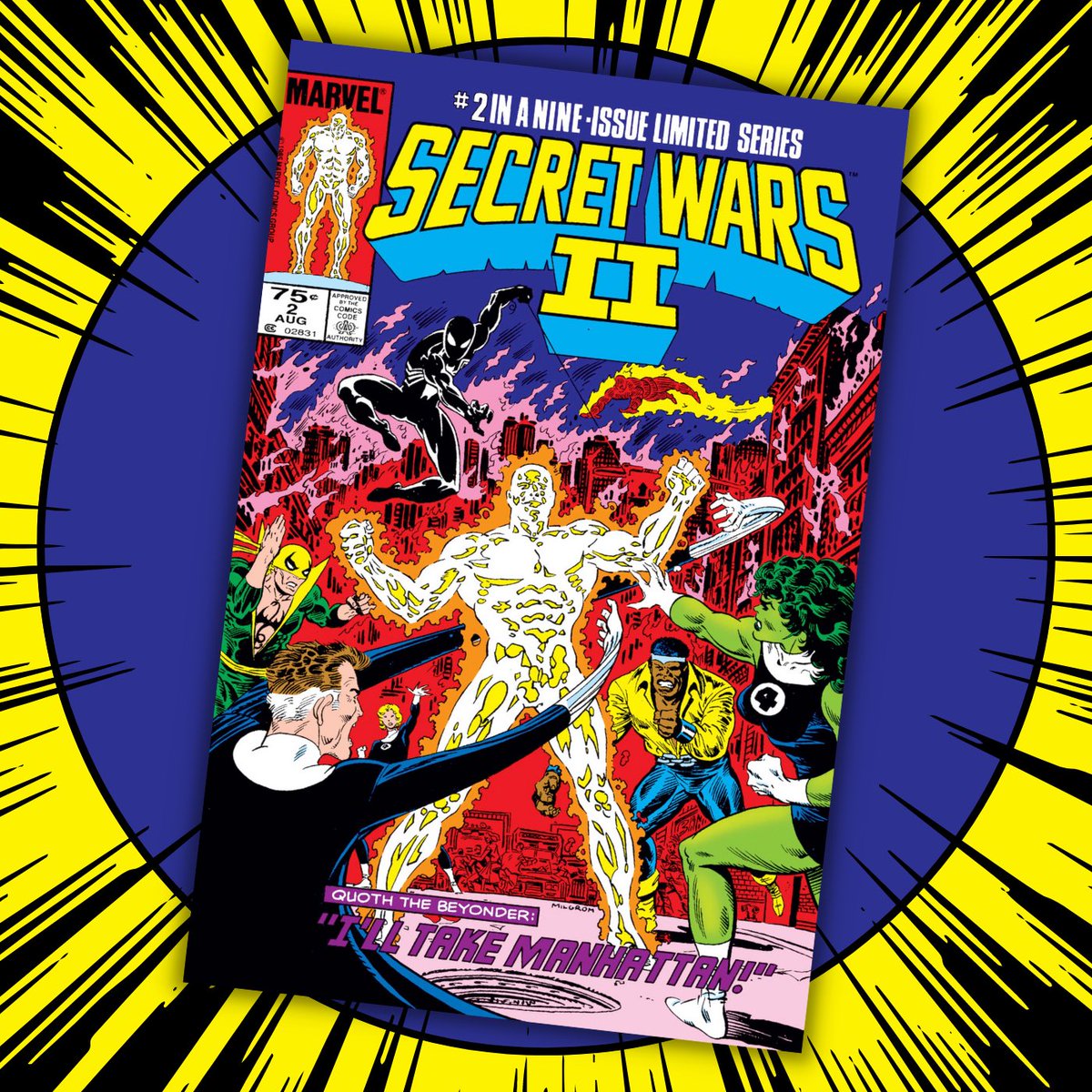 SteevenOrrElse's tweet photo. Continuing #My500ComicGoal with Secret Wars II 2.

Spider-Man teaches the Beyonder how to crap.

For serious.

116/500

#SecretWarsII #Marvel #MarvelComics #Comics https://t.co/gBtA8eXyZY