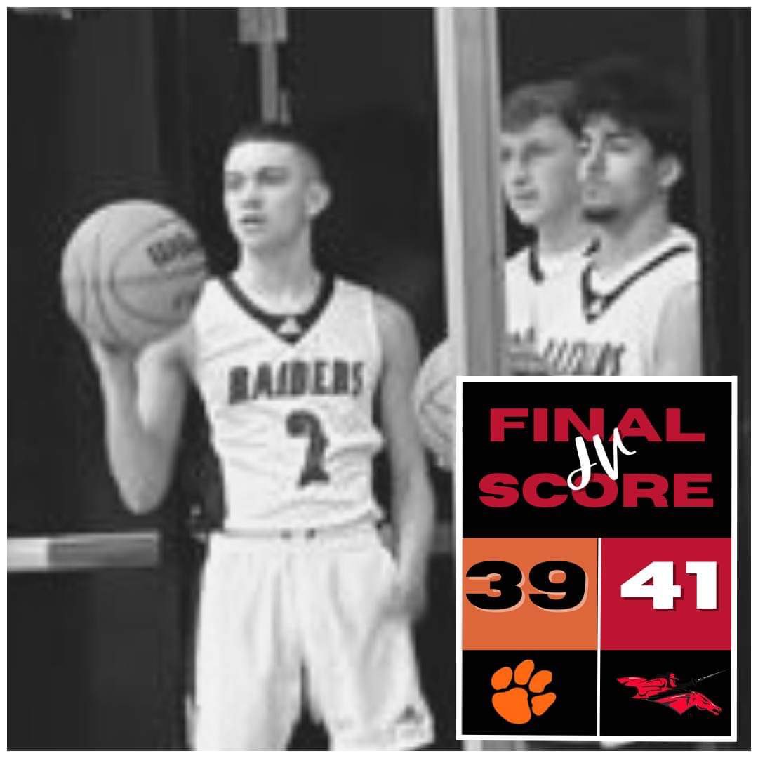 JV Raiders finish season sweep of the Cougars! 

Moore - 16 p, 3 r, 3 a, 1 s 
Overcash - 6 p, 11 r, 1 s
Burris - 6 p
Brown - 3 p, 5 r, 3 s, 1 b
Rohletter - 3 p, 3 r, 3 a, 1 b
Long - 3 p, 1 s
Ritchie - 2 p, 6 r, 2 a
Robinson - 2 p, 5 r

#RaidersRise
#BeatYesterday