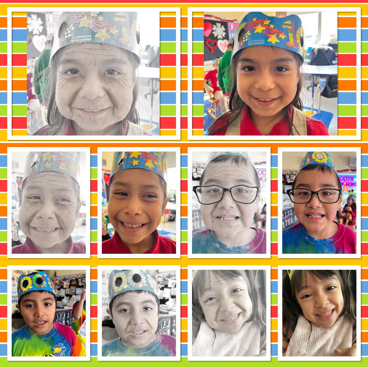 Vazquez308's tweet photo. Aged 100 years on the 100th Day of School!!!! #100daysofschool #100daysoffun #100yearsold #RBBisBIA @rbpsEAGLES https://t.co/1tvTWUde6k