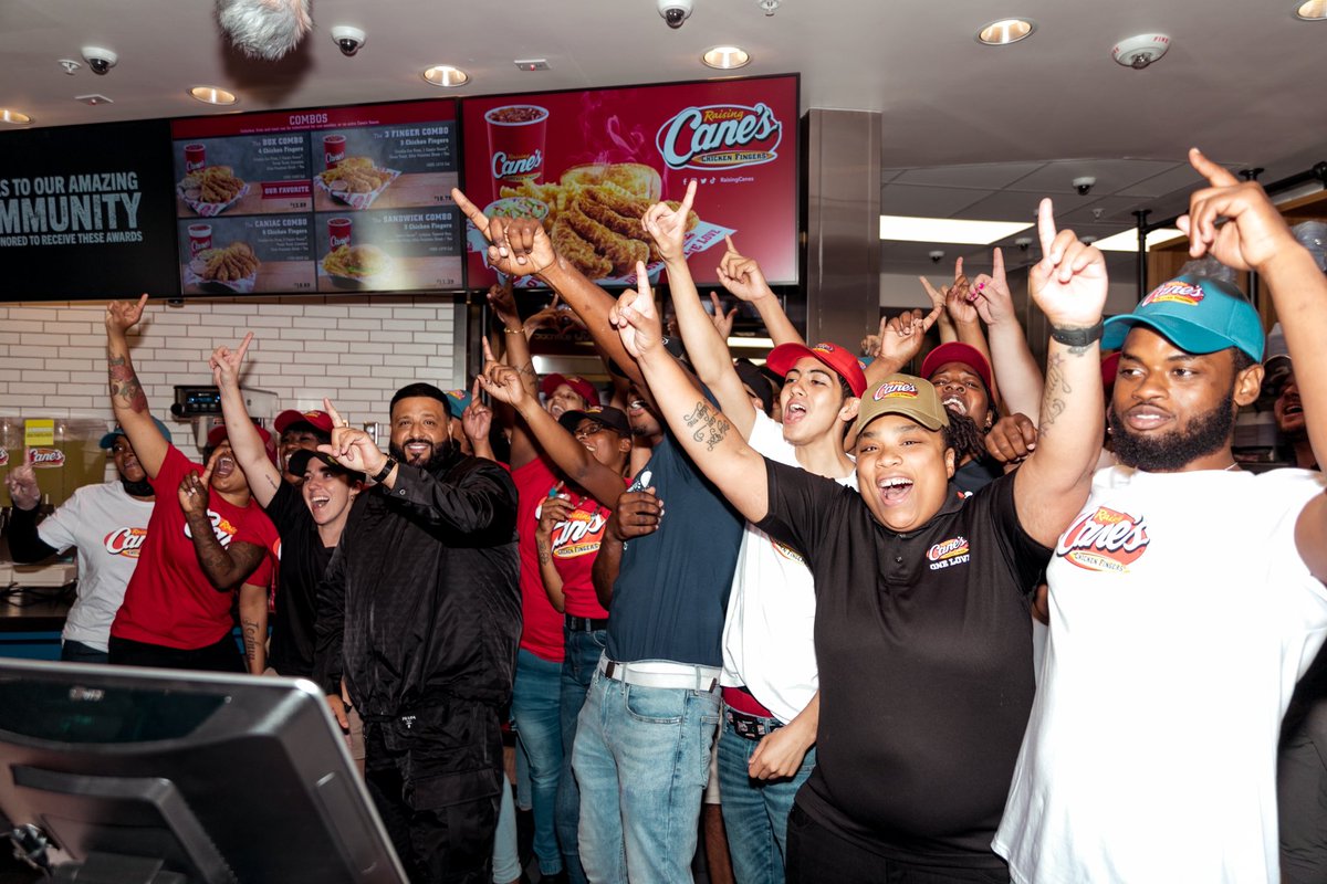 RT djkhaled "#FANLUV <a href="/raisingcanes/">Raising Cane's</a> new Miami Beach Restaurant!!!!!!!! #BLESSED Got to celebrate something BIG with my FAM!!!!! #GODDID #canespartner "