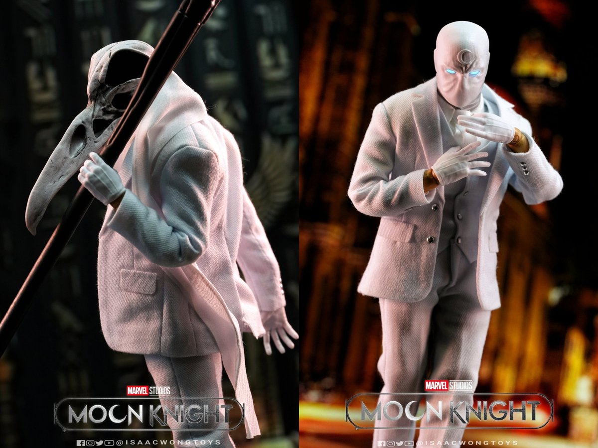 isaacwongtoys's tweet photo. [Aton Custom] 1/12 Mr. Knight &amp; Khonshu (With &amp; Without Hood ver.)
ムーンナイト Mr.ナイト🌕🦹🏻‍♂️🔨

Full review on my Facebook Page:
https://t.co/WAJluAbDDT

#atoncustom #marvel #mcu #moonknight #mrknight #khonshu #ムーンナイト #SHF #SHFiguarts #marvellegends #mafex #IsaacWongToys https://t.co/CEk5bZspRM