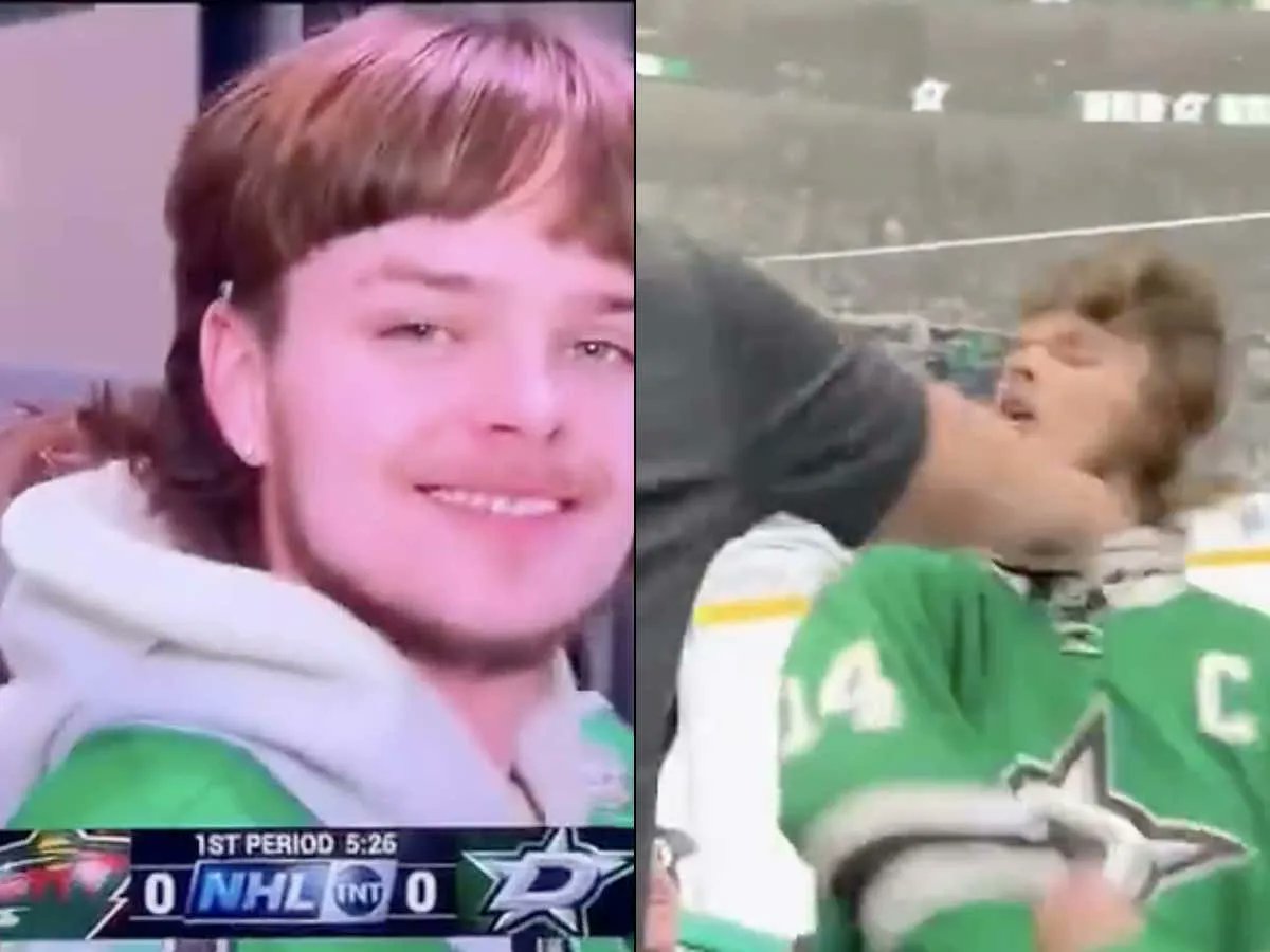 Barstool Sports on Twitter "Dallas Stars Fan Who Got His Shit Rocked Was Having The Time Of His