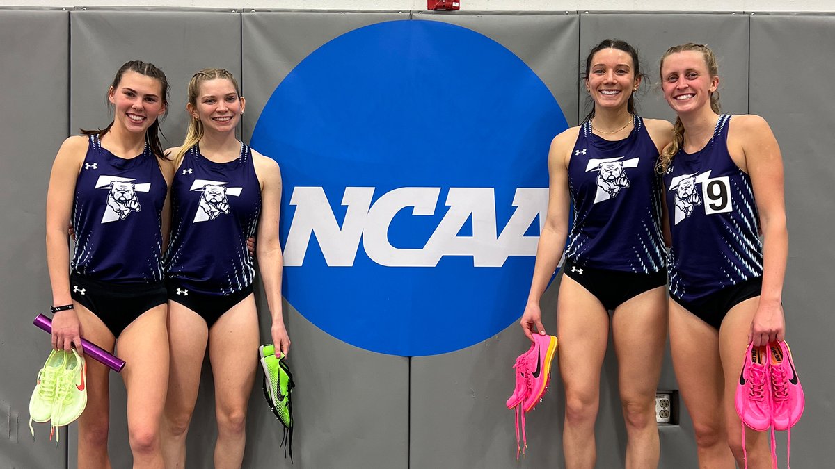 TrumanAthletics's tweet photo. SCHOOL RECORD ALERT...
The @TrumanTFXC Distance Medley Relay broke a 2005 school record tonight at Pittsburg State. The team of Addie Mathis, Alayna Pipkin, Sophie Oxandale and Lexi Henrikson ran 12:00.18, record was 12:16.85. https://t.co/ojYJnE6q3W