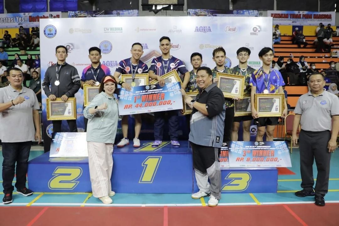 bnn_prov_dki's tweet photo. KEPALA BNN RI TUTUP GELARAN SMASH ON DRUGS BNN RI 21ST ANNIVERSARY CHAMPIONSHIP.

https://t.co/uYVAqlSVUl https://t.co/4V5eLnPQhx