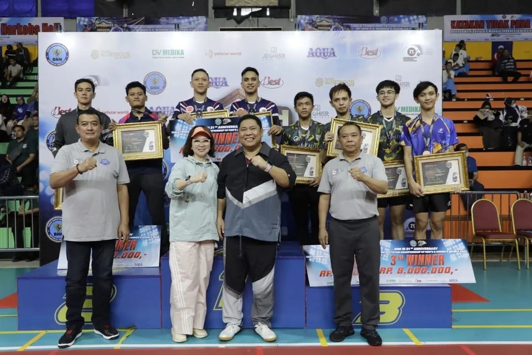 bnn_prov_dki's tweet photo. KEPALA BNN RI TUTUP GELARAN SMASH ON DRUGS BNN RI 21ST ANNIVERSARY CHAMPIONSHIP.

https://t.co/uYVAqlSVUl https://t.co/4V5eLnPQhx