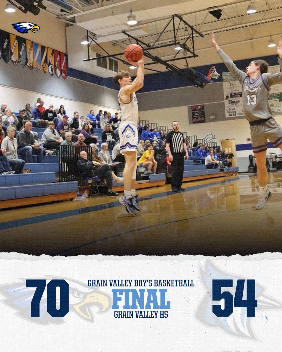valley_sports22's tweet photo. Packed house for both games, and Grain Valley takes 2 wins as the Boys team takes down Raytown 70-54!
@GVHSActivities @GVHoops @KCHS_Hoops @MetroSports_KC @saltyphotos @SpecSportsKC @GVHSEagleMedia https://t.co/0VAULlm6qG