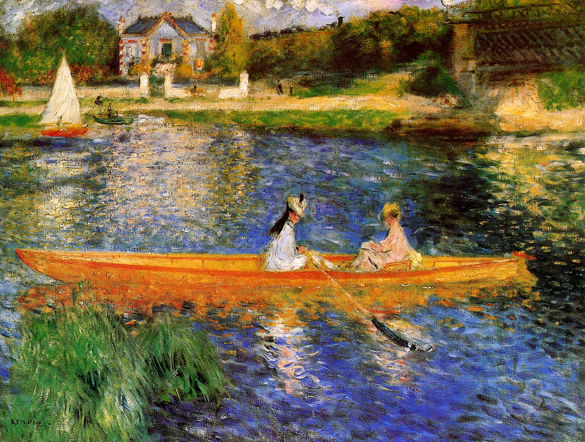 artist_renoir's tweet image. The Seine at Asnieres (The Skiff), 1879 #pierreaugusterenoir #impressionism wikiart.org/en/pierre-augu…
