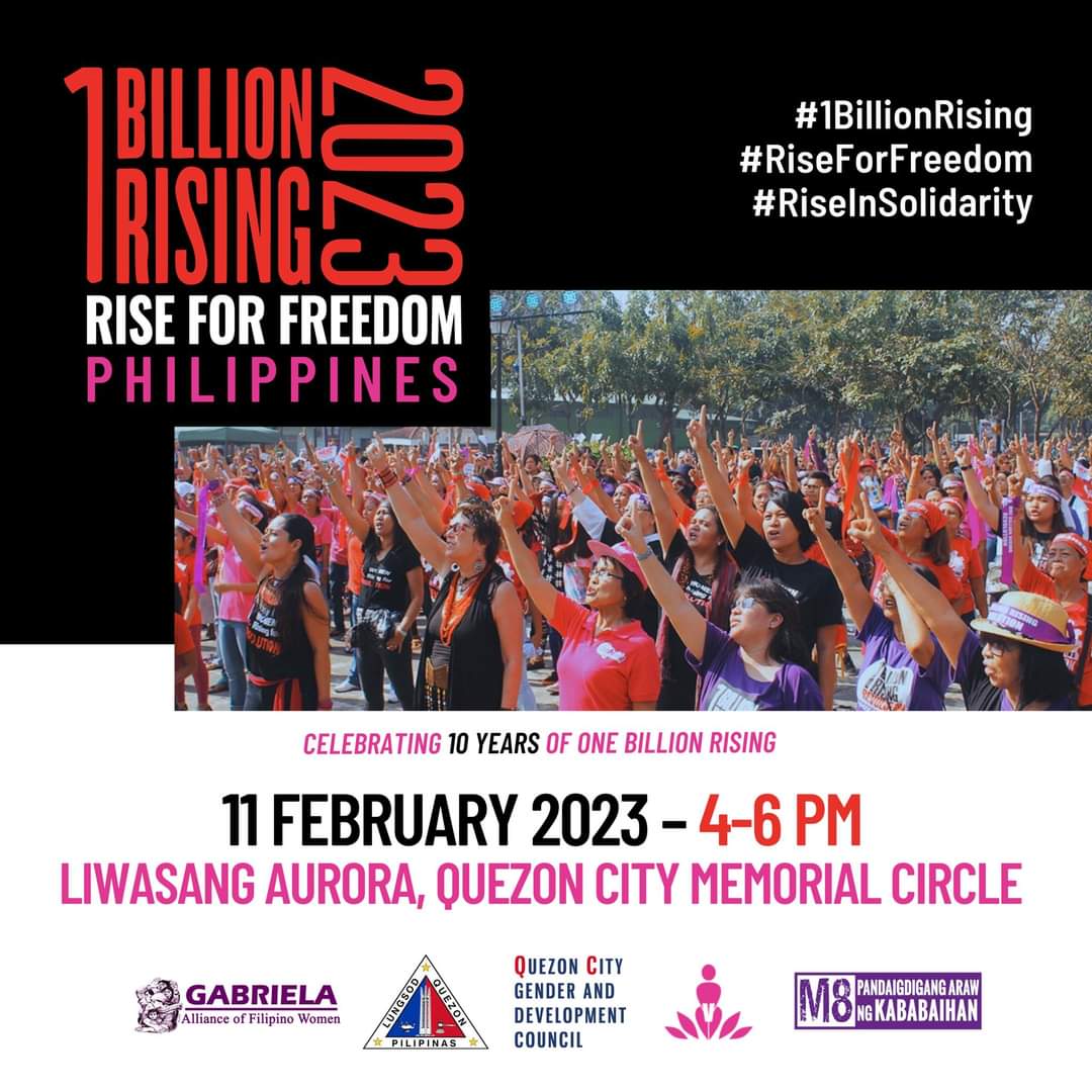 Arat na mga beh #1BillionRising #RiseForFreedom #RiseInSolidarity