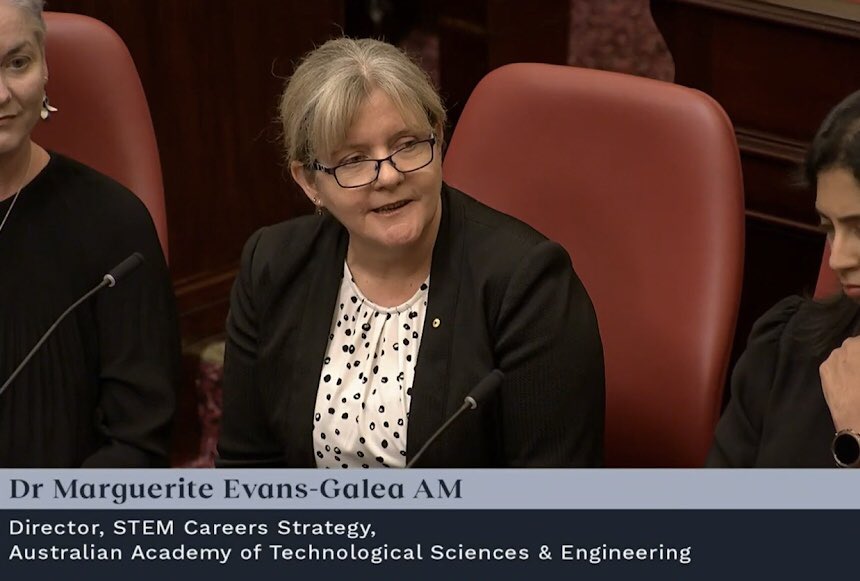 Dr Marguerite Evans-Galea (@MVEG001) from @ATSE_au discussed increasing diversity and inclusion in STEM, especially through breaking down systemic barriers in organisations and education. She drew on the #ElevateSTEM scholarships and @STELRproject as examples.