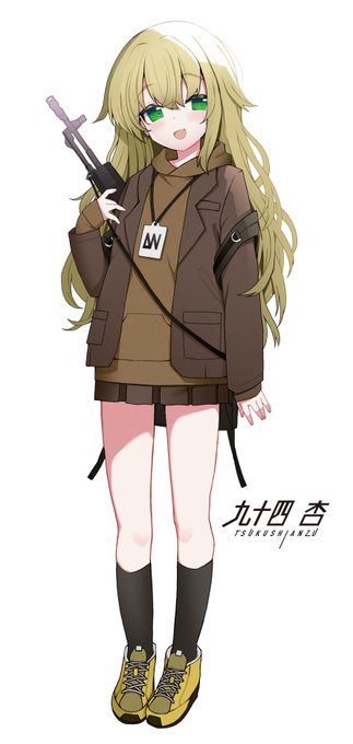 前にかいた立ち絵をなんとなくいじりたくなったので加筆しゅうせいをした 