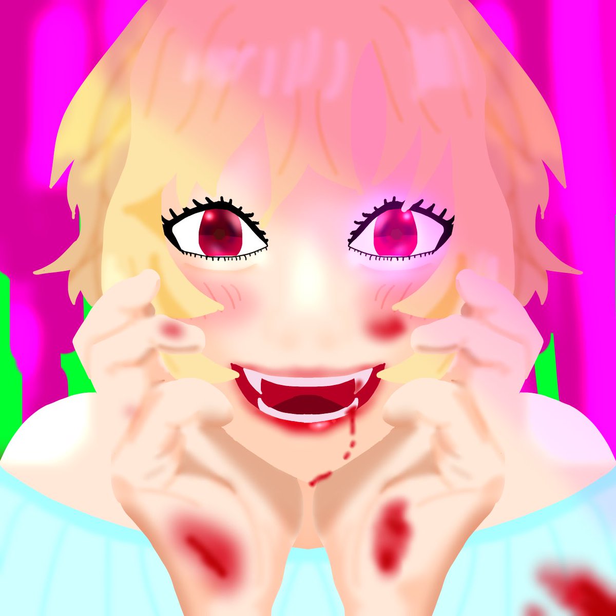 aymi1031's tweet photo. #絵柄が好みっていう人にフォローされたい 
吸血鬼描いてみたが、うん、予想通りに苦手だぁ！ https://t.co/DyPxr3ZOIJ