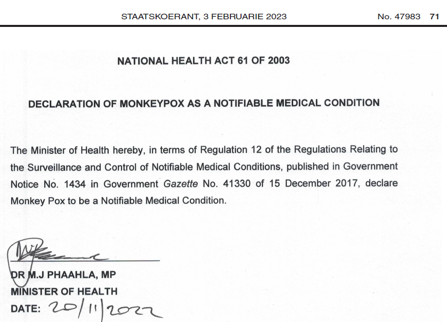 Health Law & Policy Updates South Africa tweet media