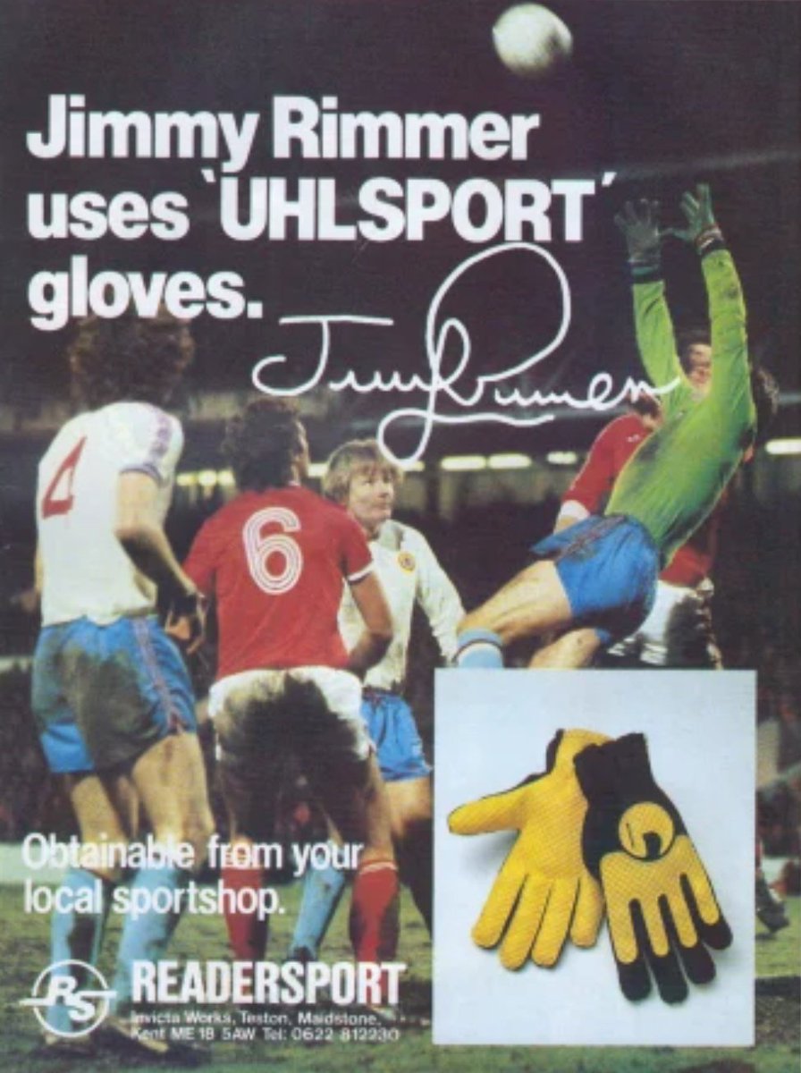 footballmemorys's tweet photo. Advertisment for UHLSport Goalkeeper Gloves
#uhlsport #ReaderSport #Gloves #Keepers #Ads https://t.co/GxNDTGPxxx