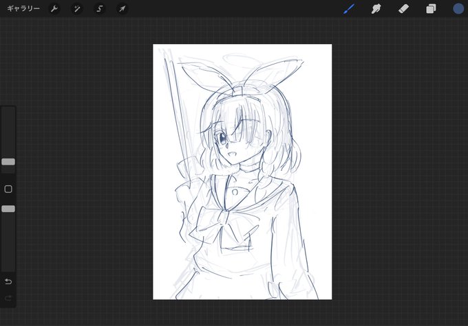 お絵描きサボリすぎて描き方忘れた、、、 