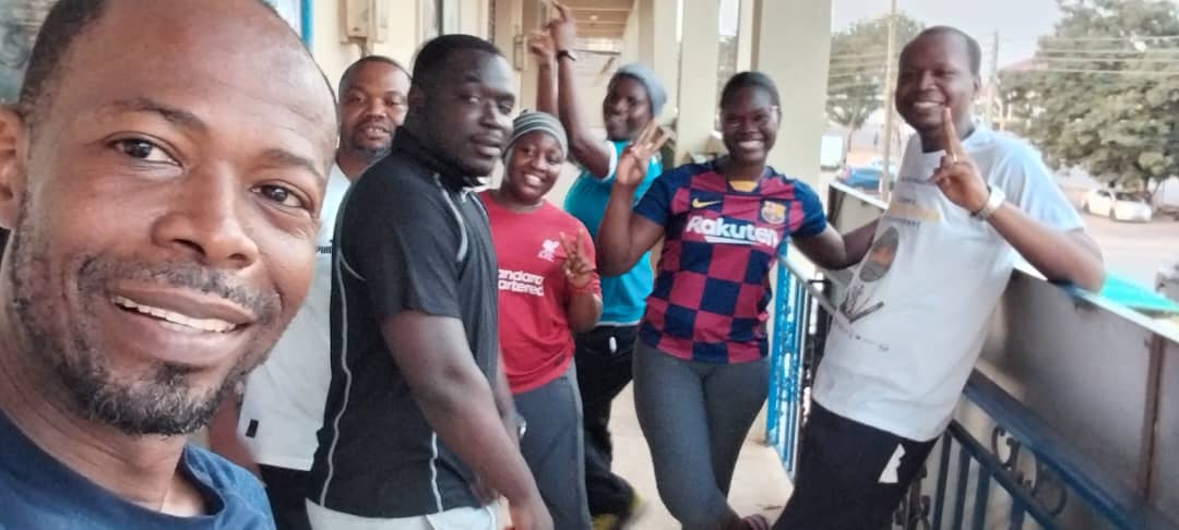 NCDAllianceGh's tweet photo. #physicalactivity should be part of your daily routine 💪. Staff of @GhanaNcd putting advocacy into action 👏. Let's beat  #NCDs collectivey, join the train now🏃✌. Stay healthy this weekend-NO #Tobacco #alcohol #SSBs❌
 
#health4all 
#NCDFree

@ncdalliance 
@AfricanNCDsNet https://t.co/4EGOLkGrQs
