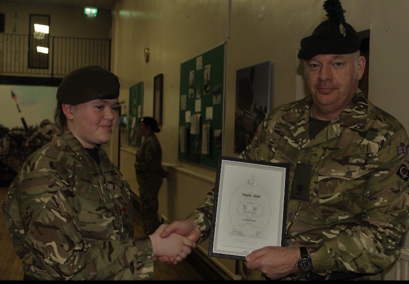 1NIACFDofE #Cadets1NI (@1_dof) on Twitter photo Silver DofE Award 🥈 for @CullybackeyACF well done 👍 #cadets1ni <a href="/RFCANI/">RFCA NI</a> <a href="/DComdtEast1NI/">DComdt East 1 NI Bn ACF</a> <a href="/DepComdt_1NI/">Dep Comdt West 1 NI Bn ACF</a> @CCOY1NIACF @CullybackeyACF <a href="/CullybackeyColl/">Cullybackey College</a> Silver DofE Award 🥈 for @CullybackeyACF well done 👍 #cadets1ni <a href="/RFCANI/">RFCA NI</a> <a href="/DComdtEast1NI/">DComdt East 1 NI Bn ACF</a> <a href="/DepComdt_1NI/">Dep Comdt West 1 NI Bn ACF</a> @CCOY1NIACF @CullybackeyACF <a href="/CullybackeyColl/">Cullybackey College</a>