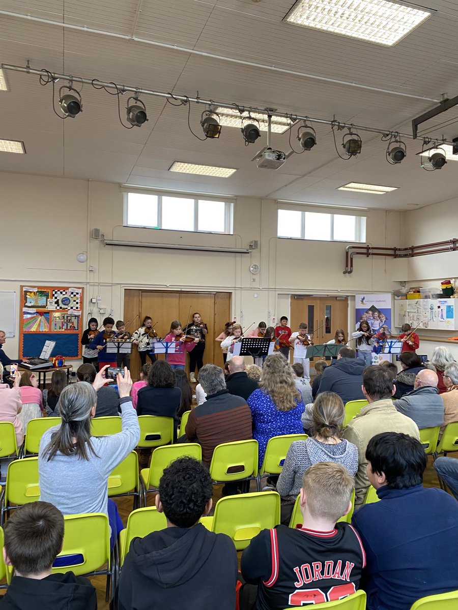 FenDittonPS's tweet photo. The strings music concert performed by our wonderful Year 5s. This was followed later by a second music concert with performers from reception to Year 6 featuring singers, dancers, pianists, drummers, violinists and a cello player ⁦@AnglianLearning⁩ https://t.co/u6F6b9kIS4