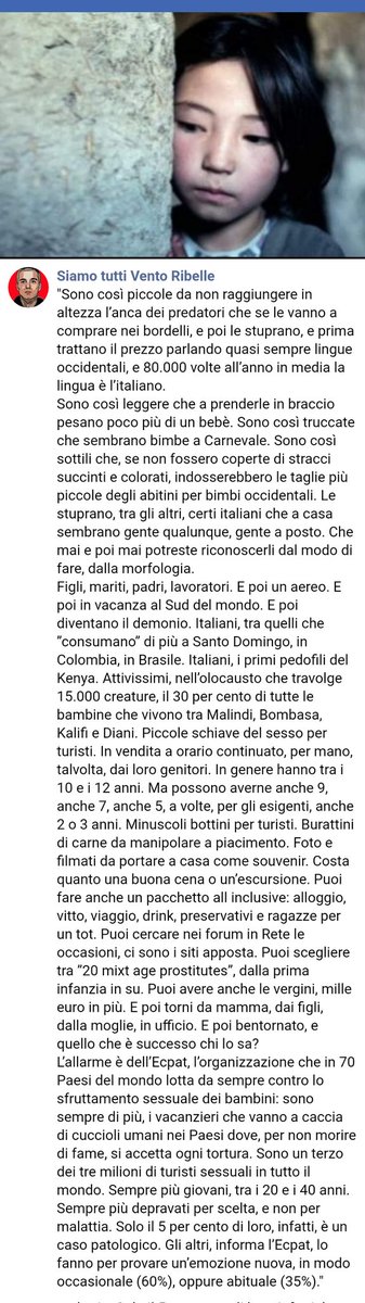DaniaFalzolgher's tweet image. #italianibravagente, primi pedofili nel Kenia, e tra i primi nel mondo per turismo sessuale, magari pure
#cristianipraticanti 👇