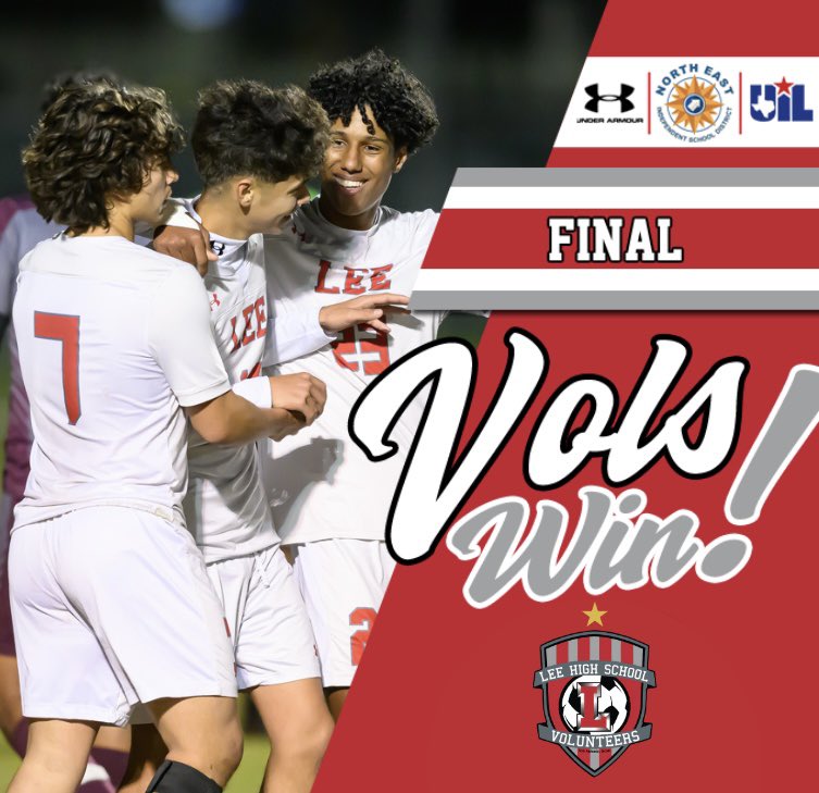 Final from Comalander ⬇️
#VolsWin #GoVols #RefuseToLose

<a href="/LEEVOLSSOCCER/">LEE Vols Soccer</a> - 5
<a href="/WeAreWCSoccer/">Churchill HS Men’s Soccer</a> - 2