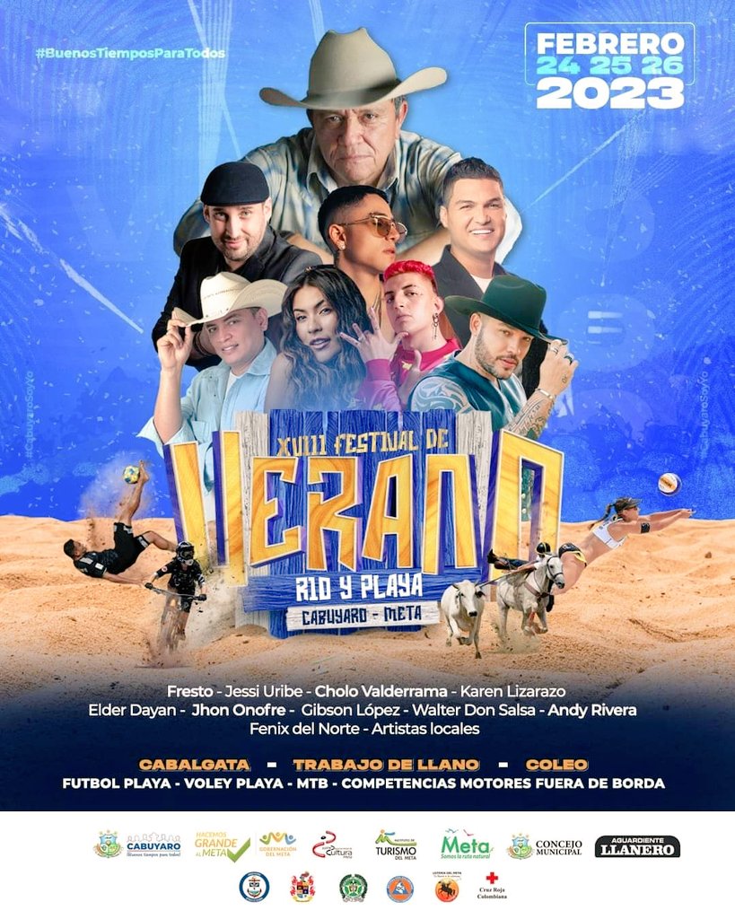 ivansolanodj's tweet photo. Desde #CabuyaroMeta  #FestivalDeVerano  #DianaMendoza #Alcaldesa https://t.co/oxvmV7qD71
