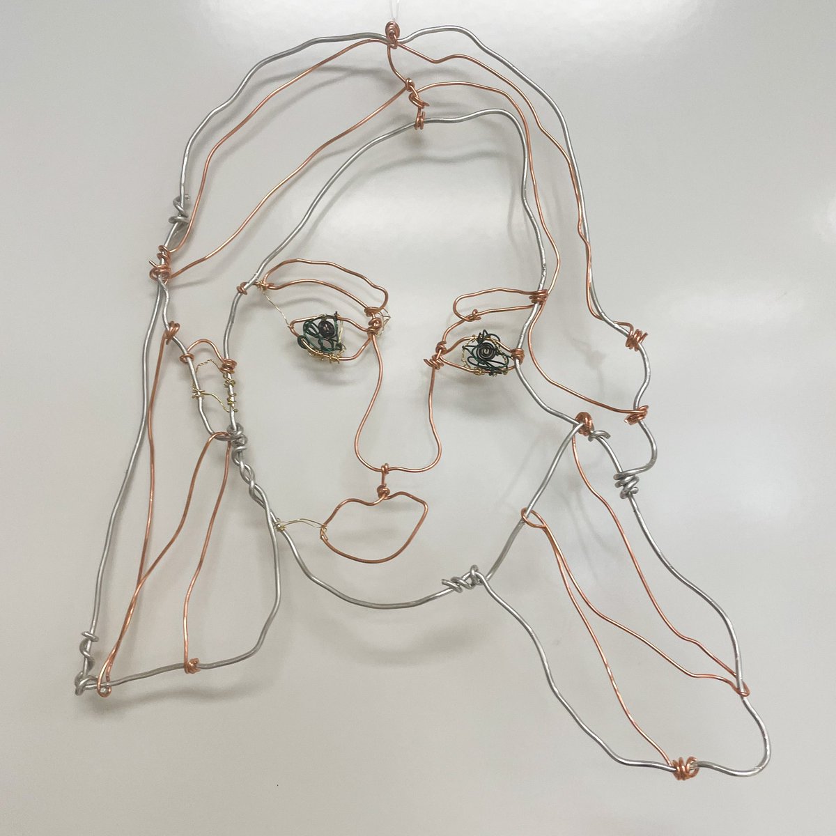 Ms_Giulia_Art's tweet photo. Check out some of these amazing wire project that metals 1 just got done working on! #firebirdart
#highschoolart #wireproject #wirewrapping #wireportrait #metalsclass #arteducation https://t.co/FobrKslMGW