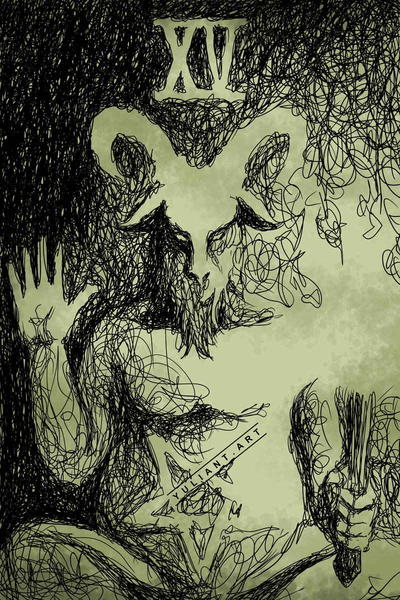 yuliant_art's tweet photo. "15 - Devil"
#art #artwork #illustration #sketch #draw #drawing #digitalart #scribble #scribbleart #scribbleartwork #black #blackart #blackartwork #dark #darkart #darkartwork #horror #horrorart #horrorartwork #creepy #creepyart #creepyartwork #tarot #tarotartwork #devil https://t.co/6SgvziYc12