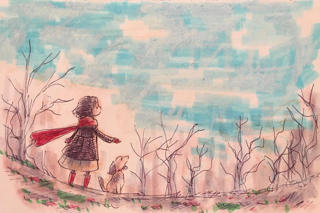 Toastiewiththe's tweet photo. not my #art work
IG IG mypicturebookcafe
Finally, blue sky today 😆 #illustration #illustrator #canadawestillustrators #kidlitart #kidlit #children #bluesky #afterrain #opusdailypractice #opusdailypractice2020 #penandink #雨上がりの空 #イラスト #イラストレーター https://t.co/BrNtZQ5dOl