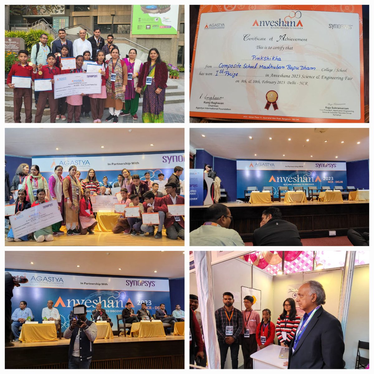 BsaGhaziabad's tweet photo. Proud to Share..
Class 8th students Pink Shikha &amp;Punit of composite school Madhuban Bapudham &amp; Sahibabad have won first prize and cash prize of 30,000 Rs in science exhibition held at National science center
@ChiefGhaziabad @dm_ghaziabad @basicshiksha_up @thisissanjubjp https://t.co/lEBo5joXR6