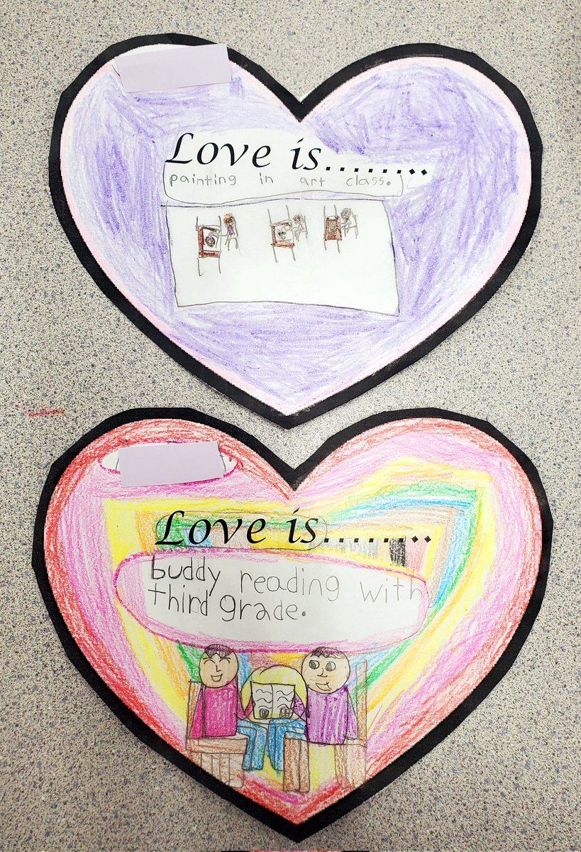 MikeShizas's tweet photo. First grade is in love with school!We wrote all about it!❤🏣✏️ #Burbank111 #MarvelousMaddock https://t.co/SN6laToZ77