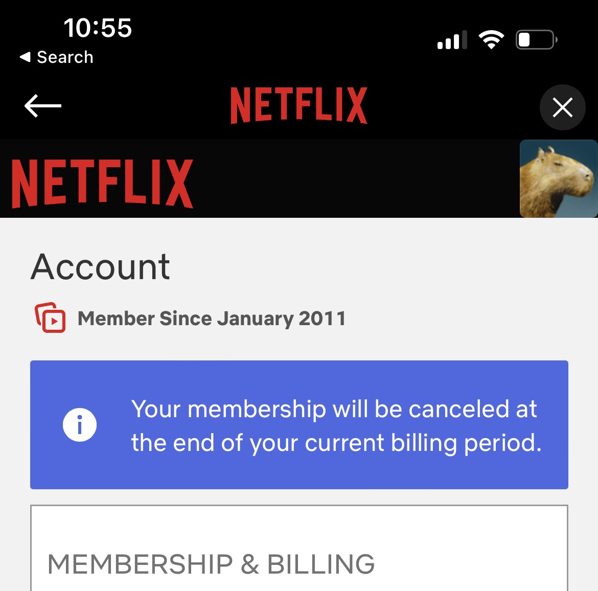 Just cancelled my subscription. Loyal member since 2011. I’m not going to pay $8 a month extra so my daughter at university can watch. She is part of my family, she’s just at school. #Netflixcanada