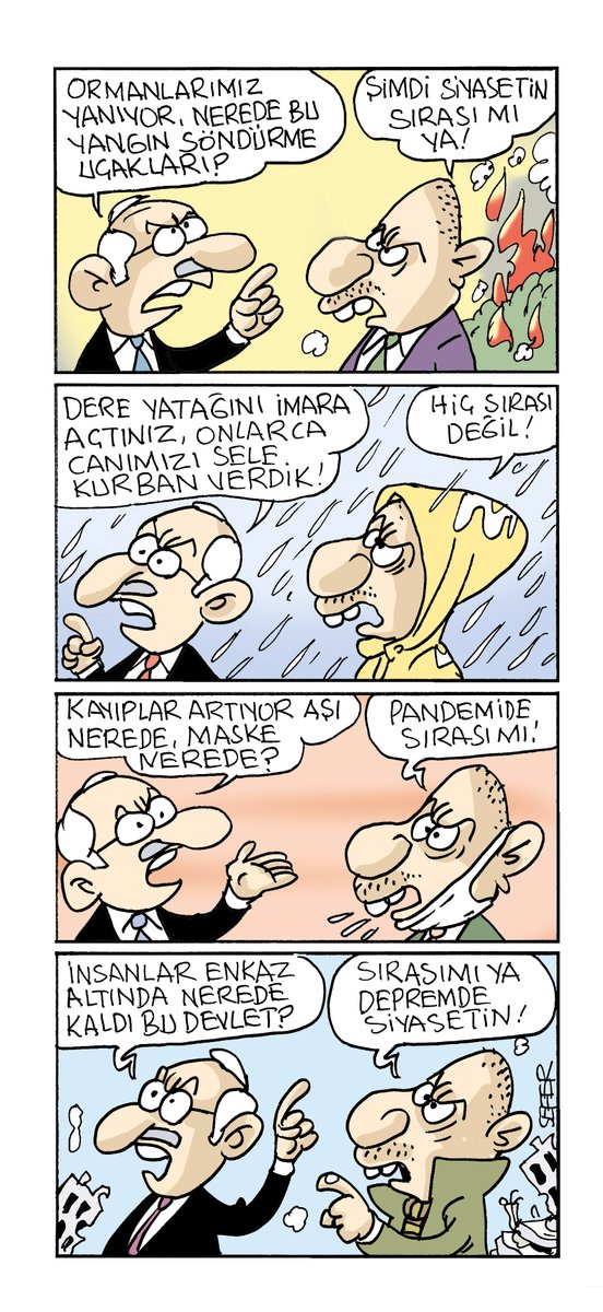 #SeferSelvi, en "sırası" olduğu zamanlarda dile getirilen "Siyasetin sırası mı?" söylemlerini çizdi

evrn.sl/L1ANVR