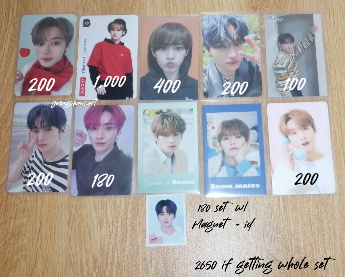 jeongchancart's tweet photo. wts lfb skz ph pc maxident nacific go live oddinary

stray kids photocards (mostly lee know, han &amp; changbin)
- prices on pics
- available in sets &amp; tingi
- if getting from 1st &amp; 2nd pic, must get 3 or more from 3rd or 4th pic
- open ww but must have ph add
- dm / reply to claim! https://t.co/ouMdo1h12Q