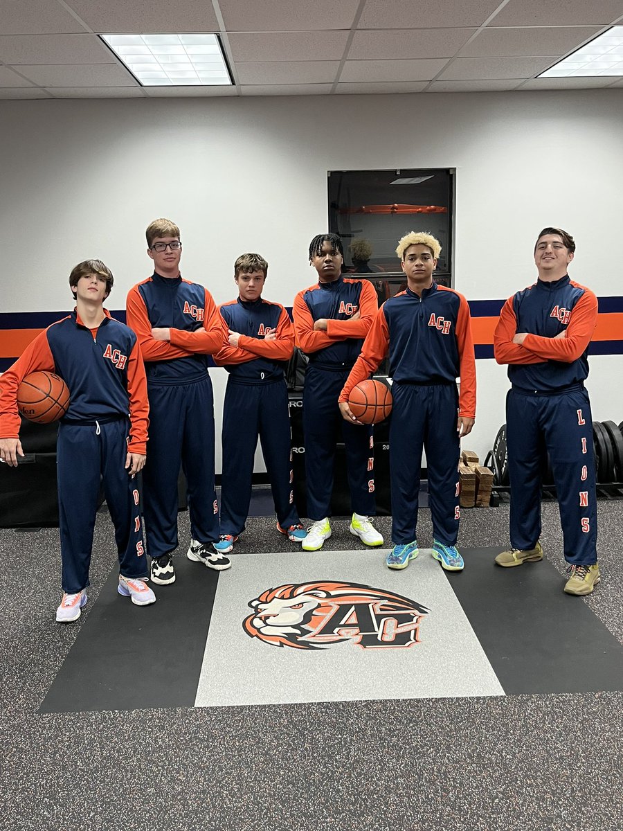 achathletics's tweet photo. The Lions pick up the win over Catholic PC 50-42 on throwback night! With the win, the Lions pick up their 15th win which is a new school record for wins a season! #FindAWay #WhyNotACH 🦁🏀 https://t.co/KxEY5FkYsZ