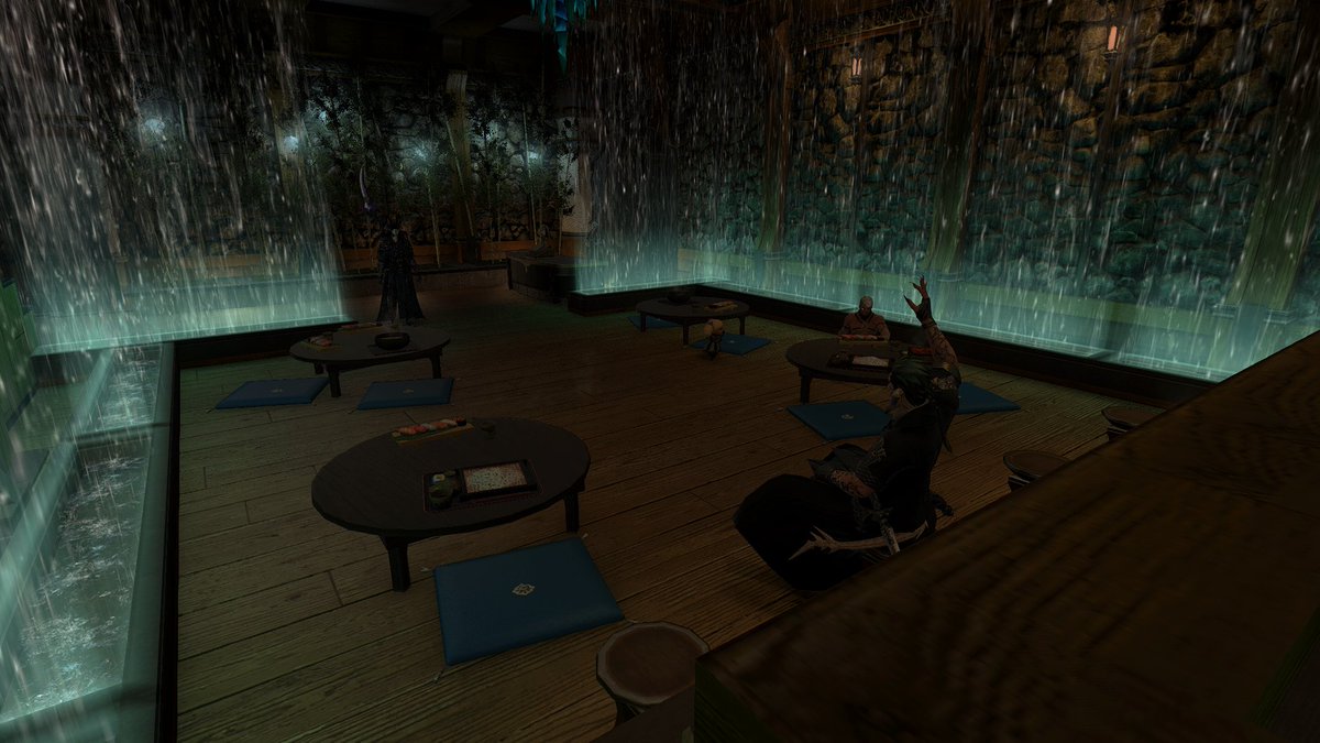 TheTrueTimmyG's tweet photo. #FFXIVHousing
Theme: Bar and Sushiya
Estate Name: Death's March Bar
Estate Owner: Riyk Oa
Estate Location: Leviathan, Mist, Ward 26, Plot 50
Comment: Spend your night at Death's March bar &amp; Siren's Song sushiya. We're on the boardwalk alongside Proudspire Emporium &amp; Seabreeze Inn https://t.co/RrAtDxHKd6