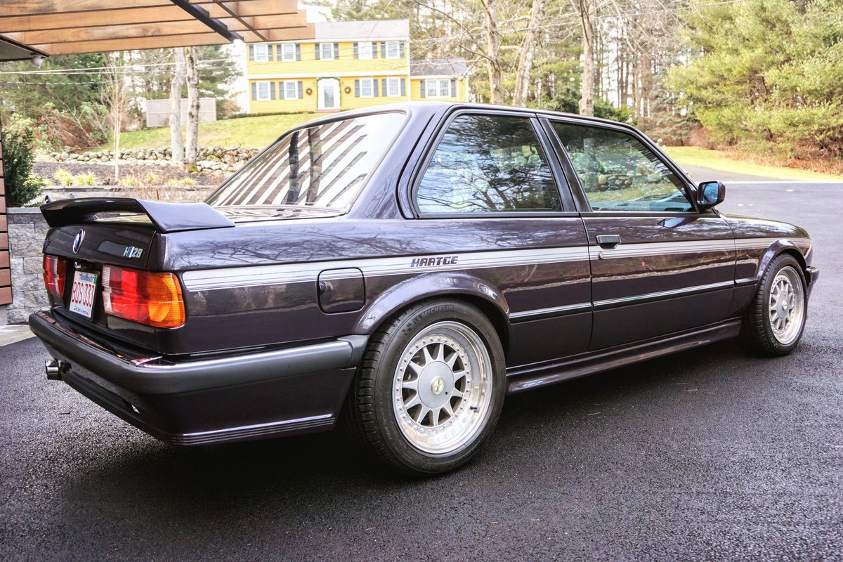 Cars & Bids on Twitter "Hartge E30!!! Macao Blue Metallic. 5speed