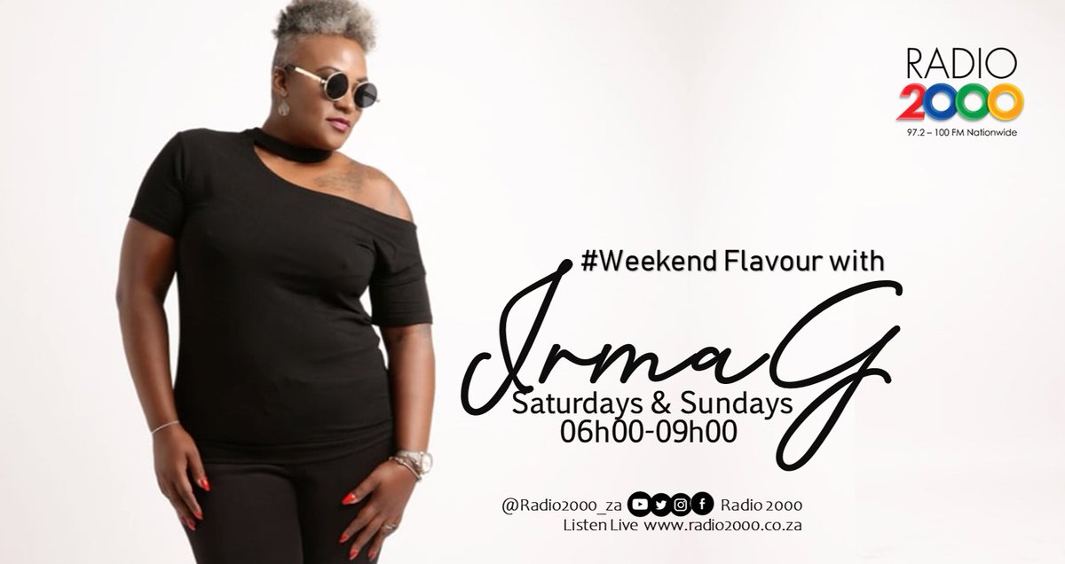 Radio2000_ZA's tweet photo. ON AIR | @IrmaG taking you to the hour 09h00

Are you enjoying the our #WakeUpMix
@Radio2000_ZA https://t.co/XwG17GFFE8