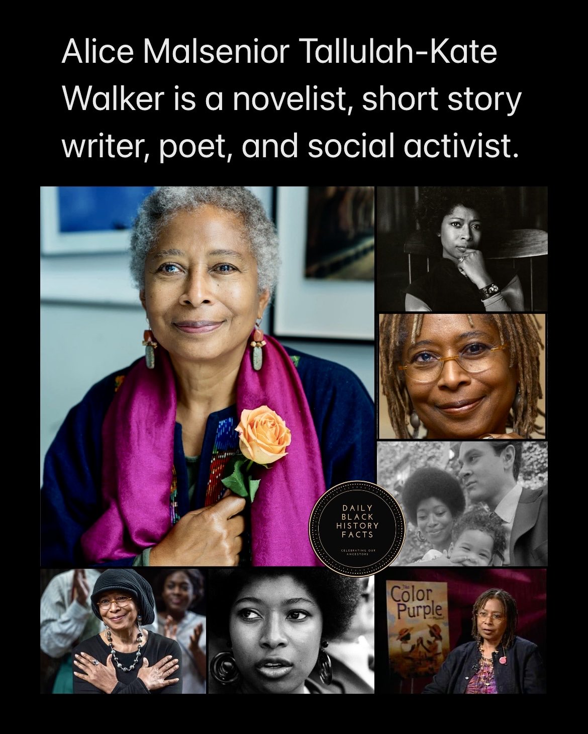 Happy birthday, Alice Walker. 
