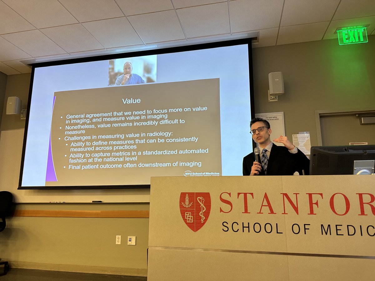 Aya Kamaya, MD (@ayakamaya) on Twitter photo Great to have Dr. Andrew Rosenkrantz as in person Grand Rounds speaker today at Stanford! Amazing thought provoking talk on “Exploring the Value of Radiology and Radiologists”❤️ <a href="/arosenkrantzmd/">Andrew Rosenkrantz</a> <a href="/StanfordRad/">Stanford Radiology</a> <a href="/NYURadRes/">NYU Radiology Residency</a> Great to have Dr. Andrew Rosenkrantz as in person Grand Rounds speaker today at Stanford! Amazing thought provoking talk on “Exploring the Value of Radiology and Radiologists”❤️ <a href="/arosenkrantzmd/">Andrew Rosenkrantz</a> <a href="/StanfordRad/">Stanford Radiology</a> <a href="/NYURadRes/">NYU Radiology Residency</a>