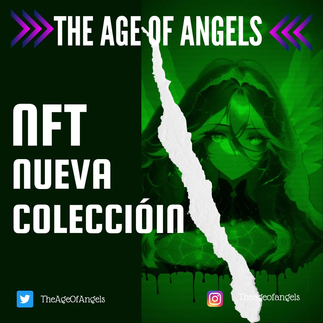 TheAgeOfAngels's tweet photo. Venta oficial este 14 de febrero en las plataformas de OPENSEA Y BINANCE NFT🔥 no te pierdas la oportunidad de ganar uno talmente gratis, simplemente ve a nuestro link de la biografia y realiza los 3 sencillos pasos y estaras participando🔥
#NFTCommunity #nftart #NFTGiveaways https://t.co/ZfWU0xwN2m