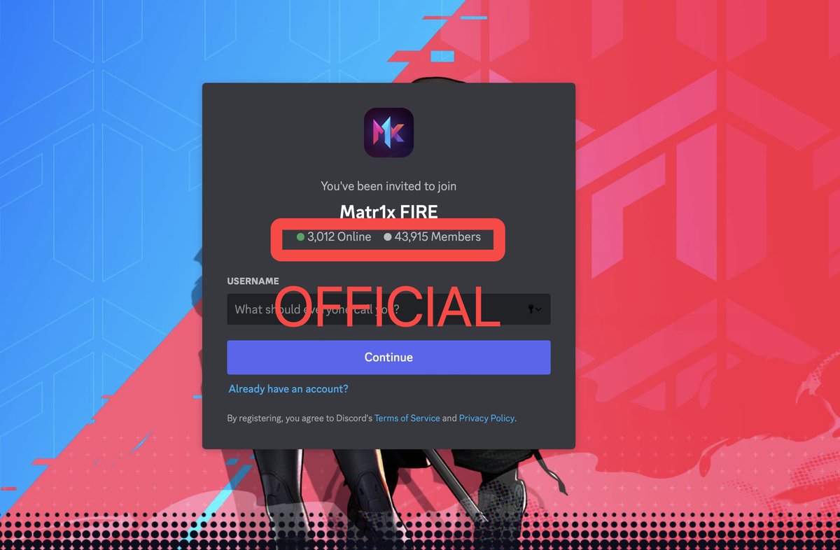 🚨 Safety Announcement🚨

🚫We just found a FAKE DISCORD SERVER under the name of Matr1x FIRE which asks users to connecting their wallets for verification!!!

❗️Pls NOTICE that entering Matr1x FIRE Discord server does NOT requiring to connect wallet for verification!!!