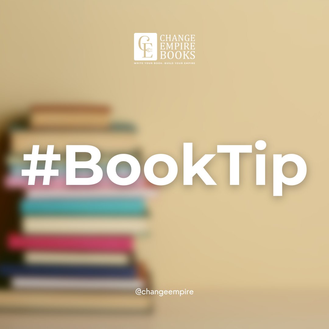 #BookTip
Immediately after your book is available online, buy both a print and digital copy of your book to check all formatting/delivery… Just in case anything weird happened!