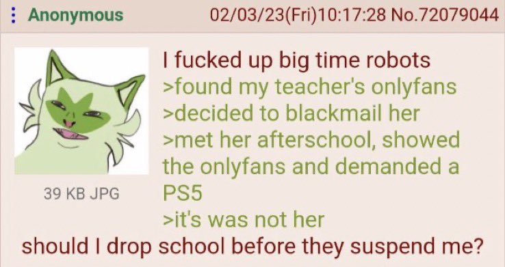 Greentext Poster (@greentextrepost) on Twitter photo 