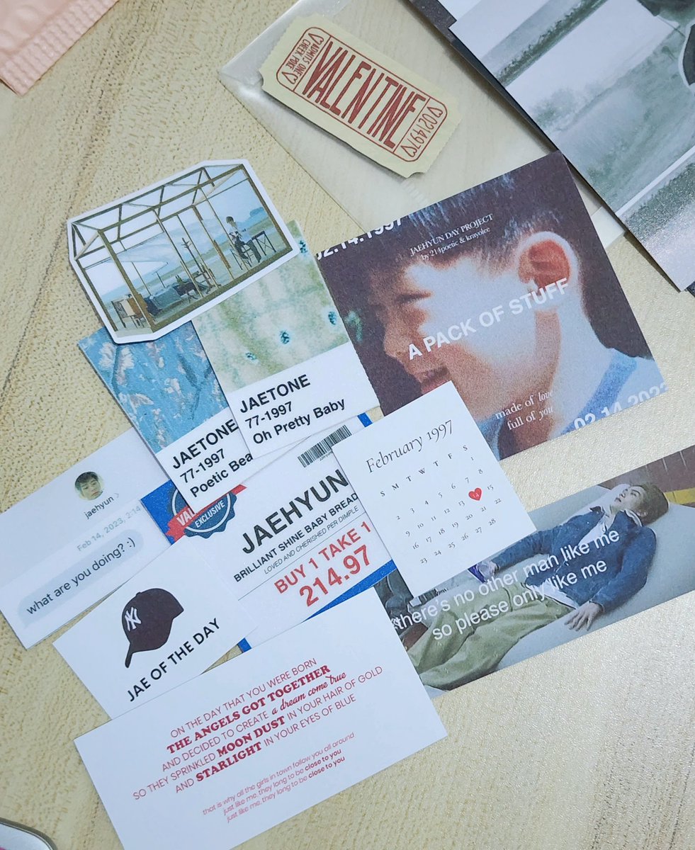 jihlemonade's tweet photo. ๐ โ happy mail !
my #apackofstuff came home todayyy ๐ฅน thank youu so much for this birthday project for jae ๐ @qtahyuns @haejaecart https://t.co/EjyxVhBlv0