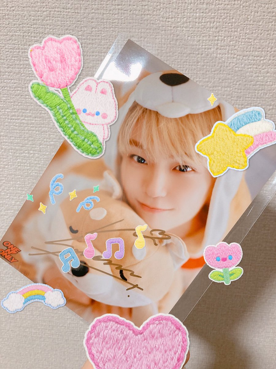 れいくんの生誕スクラッチのC賞、さらに当たりでサイン入ってたあ