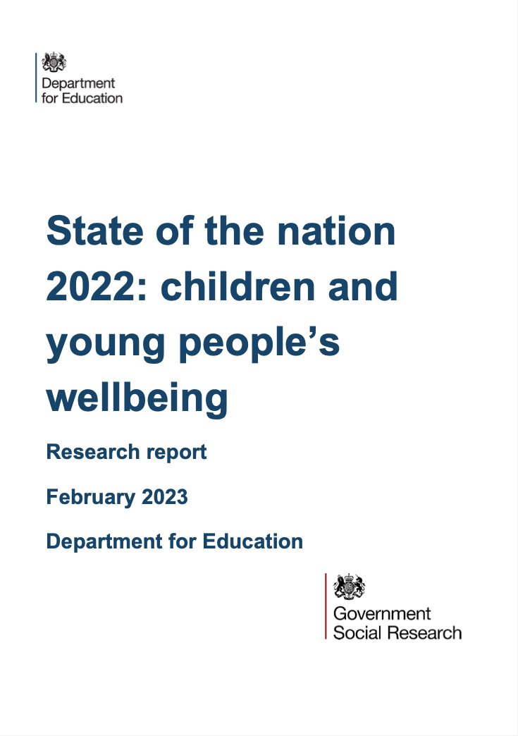 Pooky Knightsmith (@pookyh) on Twitter photo CYP WELLBEING - State of the Nation Report
assets.publishing.service.gov.uk/government/upl…
Seeing <a href="/markrusselluk/">Mark Russell (he/him)</a> present the headlines of this report was an impossibly depressing, distressing hour
It is a must-read, we MUST make things change for our children CYP WELLBEING - State of the Nation Report
assets.publishing.service.gov.uk/government/upl…
Seeing <a href="/markrusselluk/">Mark Russell (he/him)</a> present the headlines of this report was an impossibly depressing, distressing hour
It is a must-read, we MUST make things change for our children