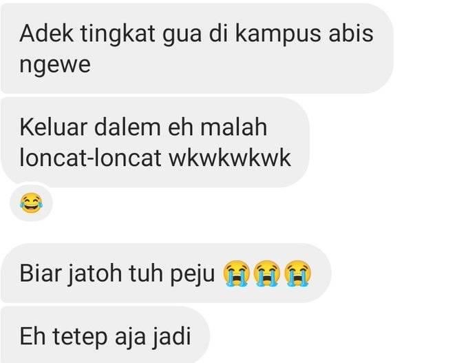 gravitasi kalah cepet sama sperma