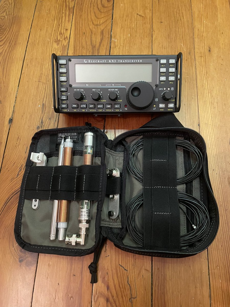 Thanks for recommending the @MAXPEDITION bag, @QRPerDotCom! It’s a great option for the @elecraft AX1. ©️#hamradio #amateurradio