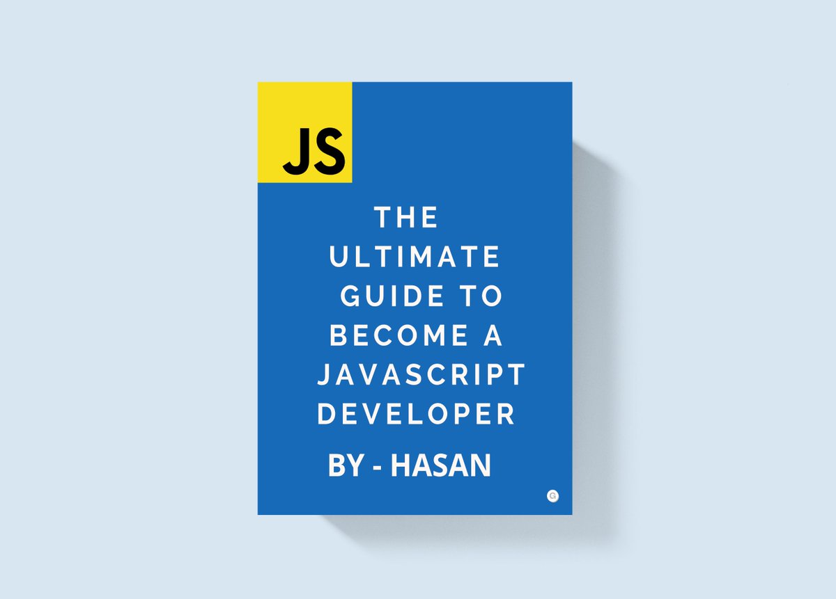 JavaScript is difficult to learn, but not Anymore! I am giving 'The Ultimate Guide to JavaScript' eBook You will get : 👉 50+ Resources 👉 Save 100+ hours on research Get it now for 'FREE' Simply : Comment + RT & I'll DM you (You must be following me)