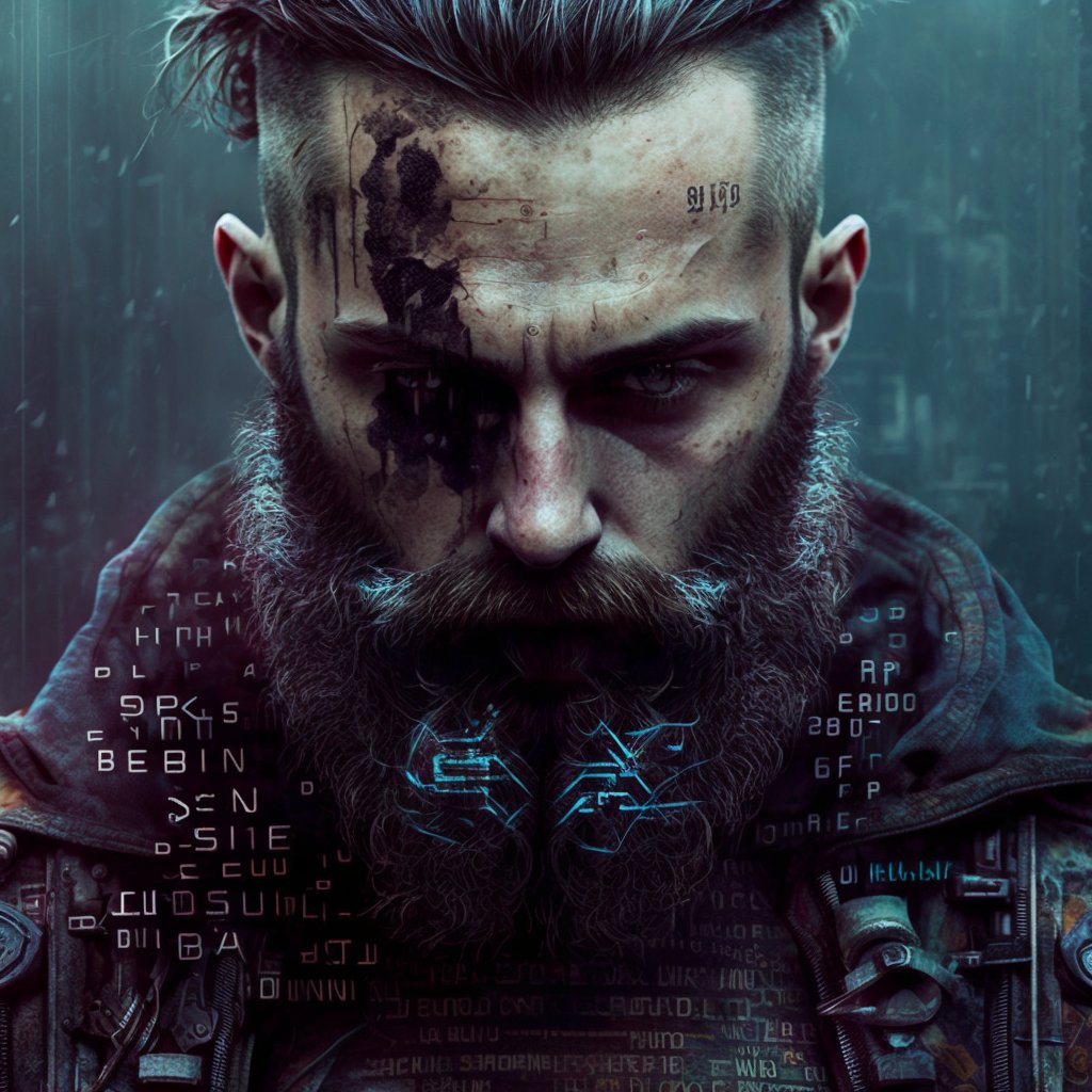 nesergius's tweet image. Brutal men with beards in cyberpunk style [v5]

#brutalmen #cyberpunk #beardsmen #art #nft #ArtDesigner #ArtDesign #Midjourney #midjourneyV4