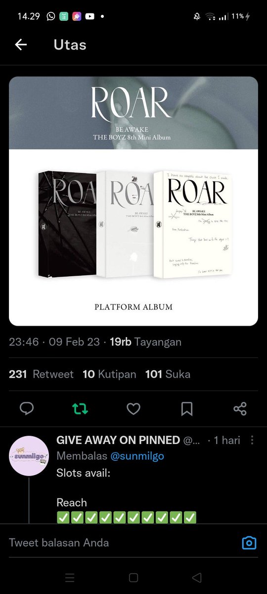 bibyjoo's tweet photo. @sunmilgo Done, wish me luck ✨ https://t.co/vkeFsN3JWe